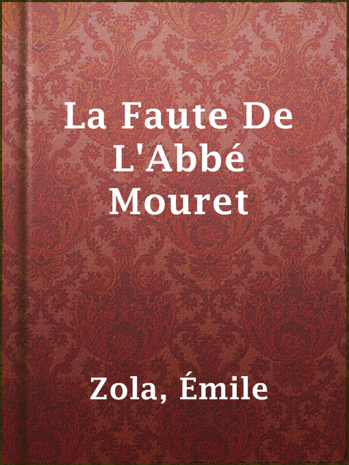 Cover image for La Faute De L'Abbé Mouret